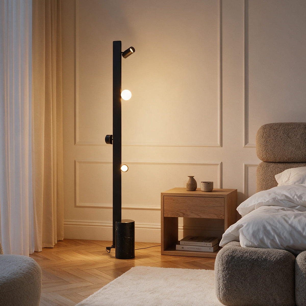 Modułowa lampa podłogowa „Azena”