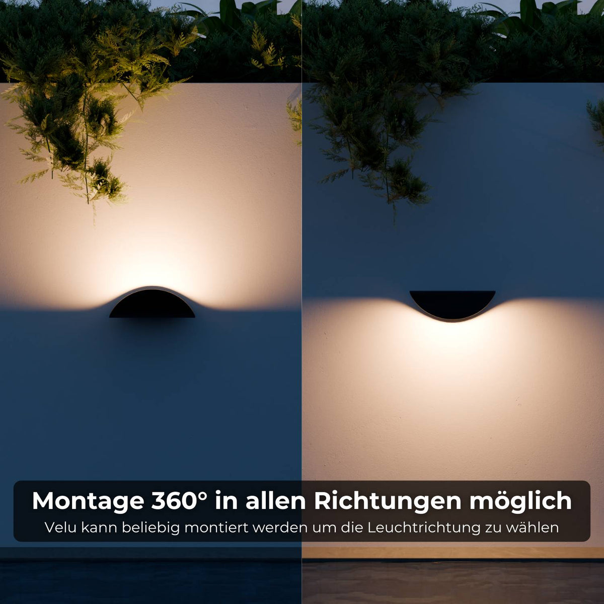 Lampa ścienna Velu
