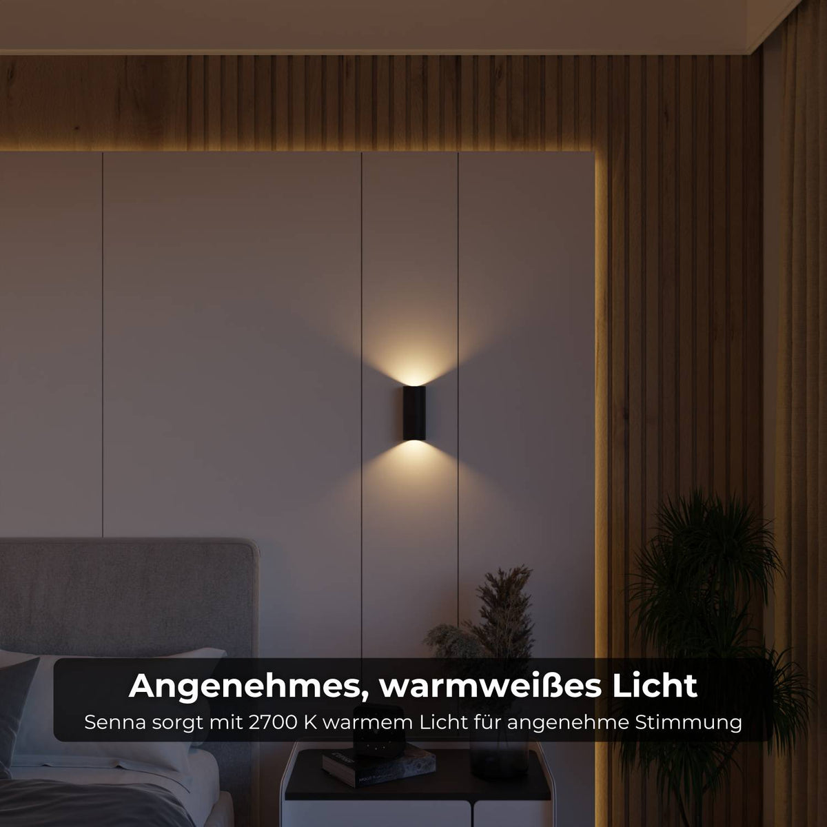 Lampa ścienna Senna