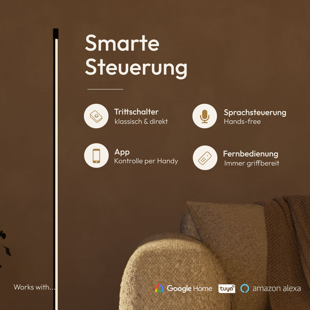 Lampa stojąca Movaro