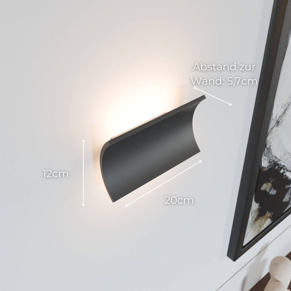 Lampa ścienna Alva