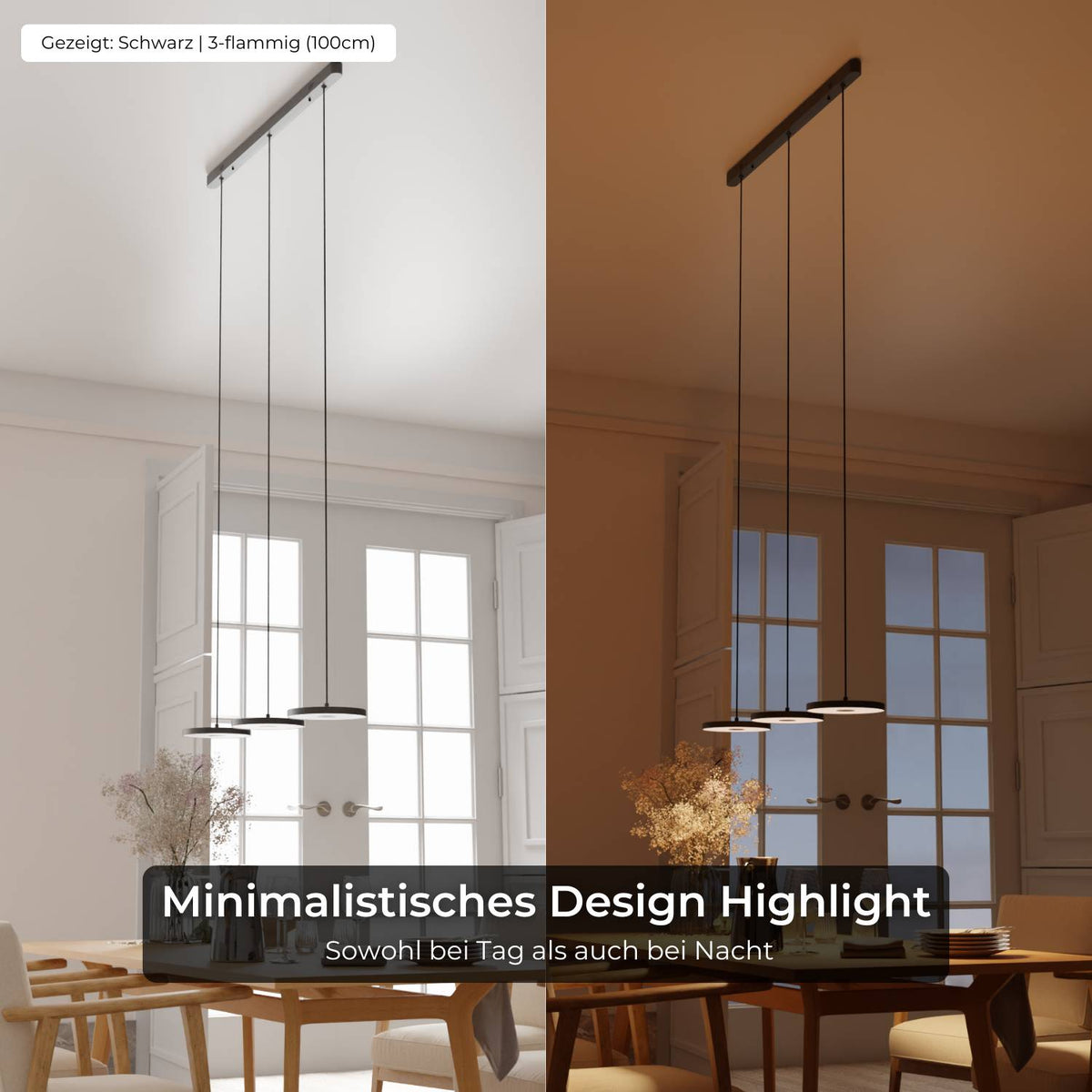 DALI-2 DT8: lampa wisząca Evanos