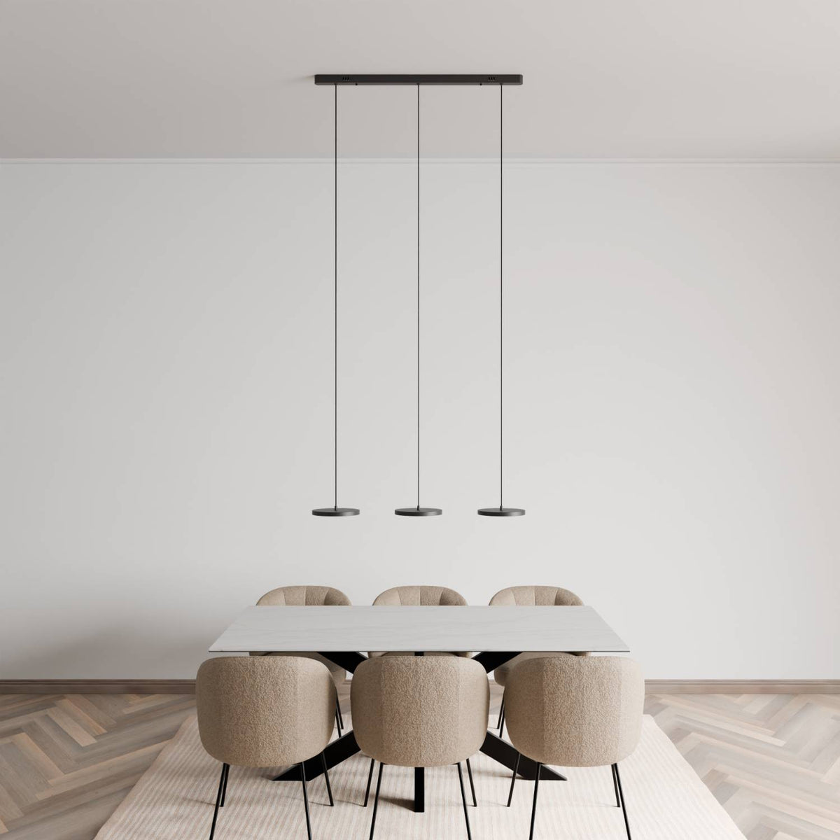 DALI-2 DT8: lampa wisząca Evanos