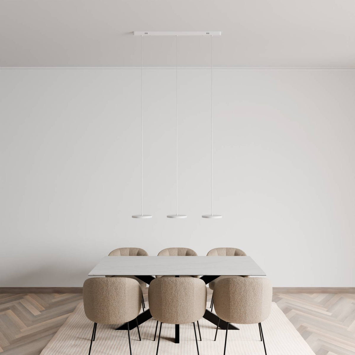 DALI-2 DT8: lampa wisząca Evanos