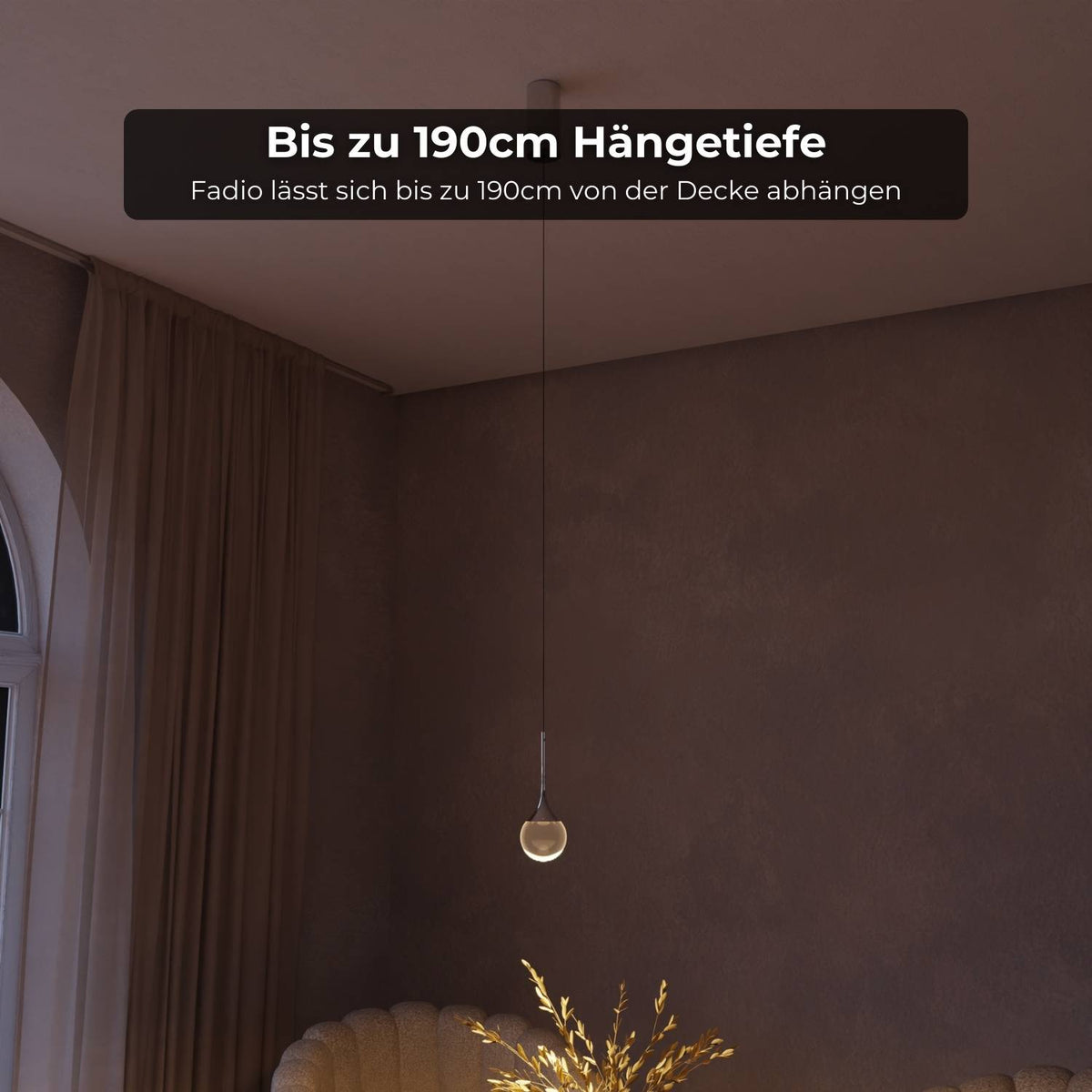 Towar klasy B: lampa wisząca Fadio