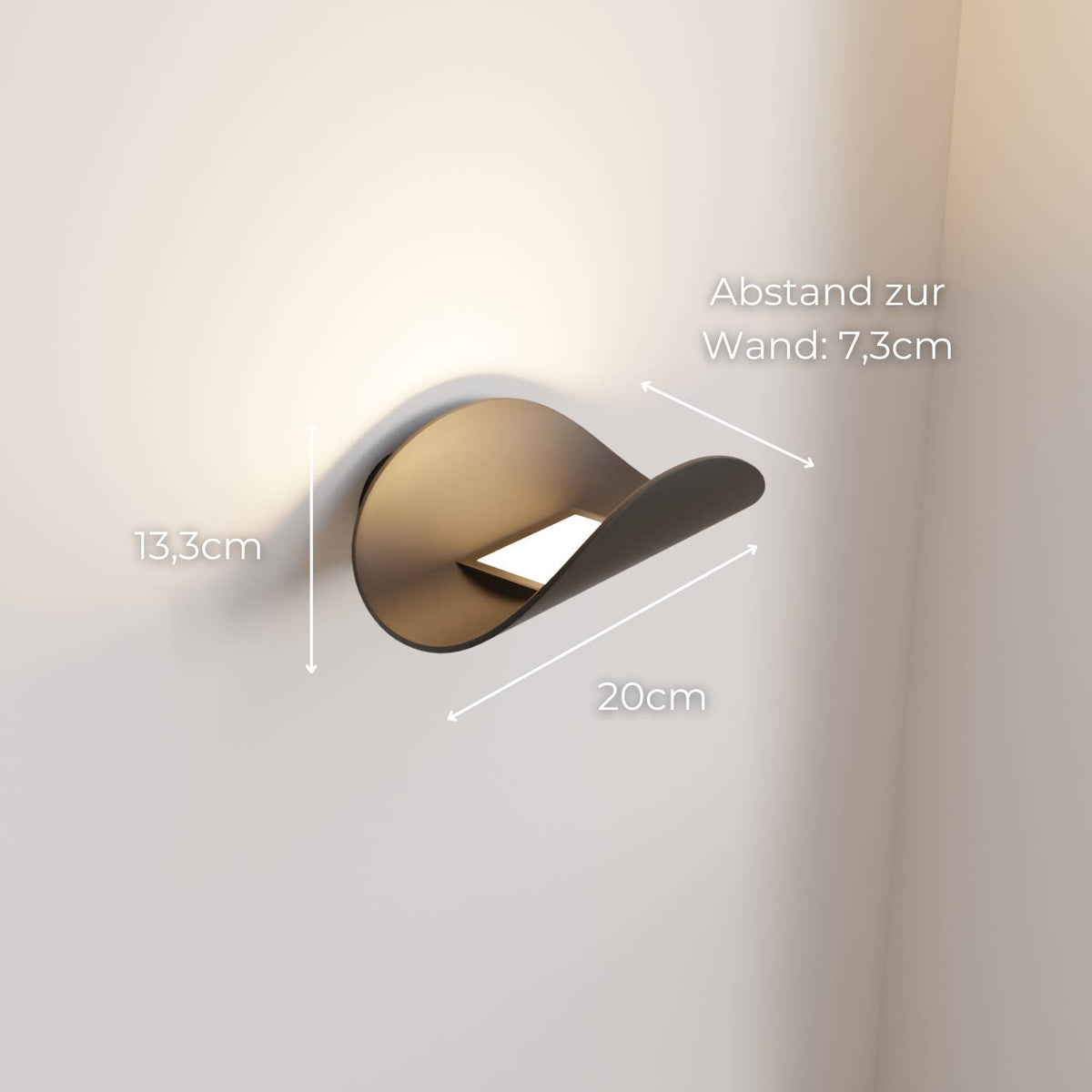 Lampa ścienna Velu