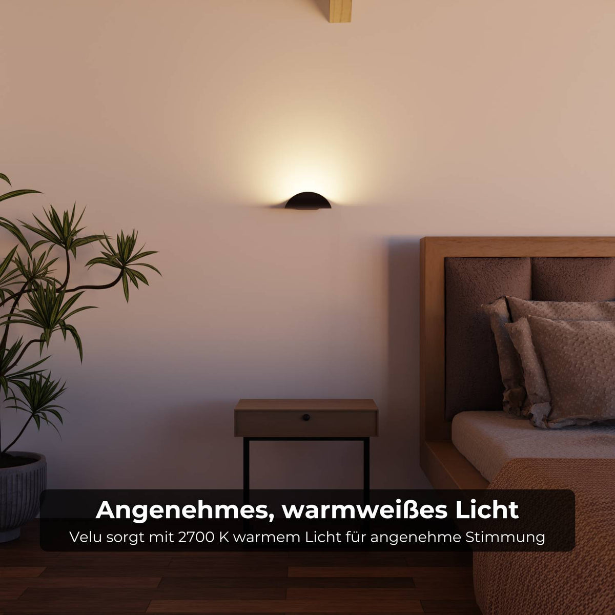 Lampa ścienna Velu